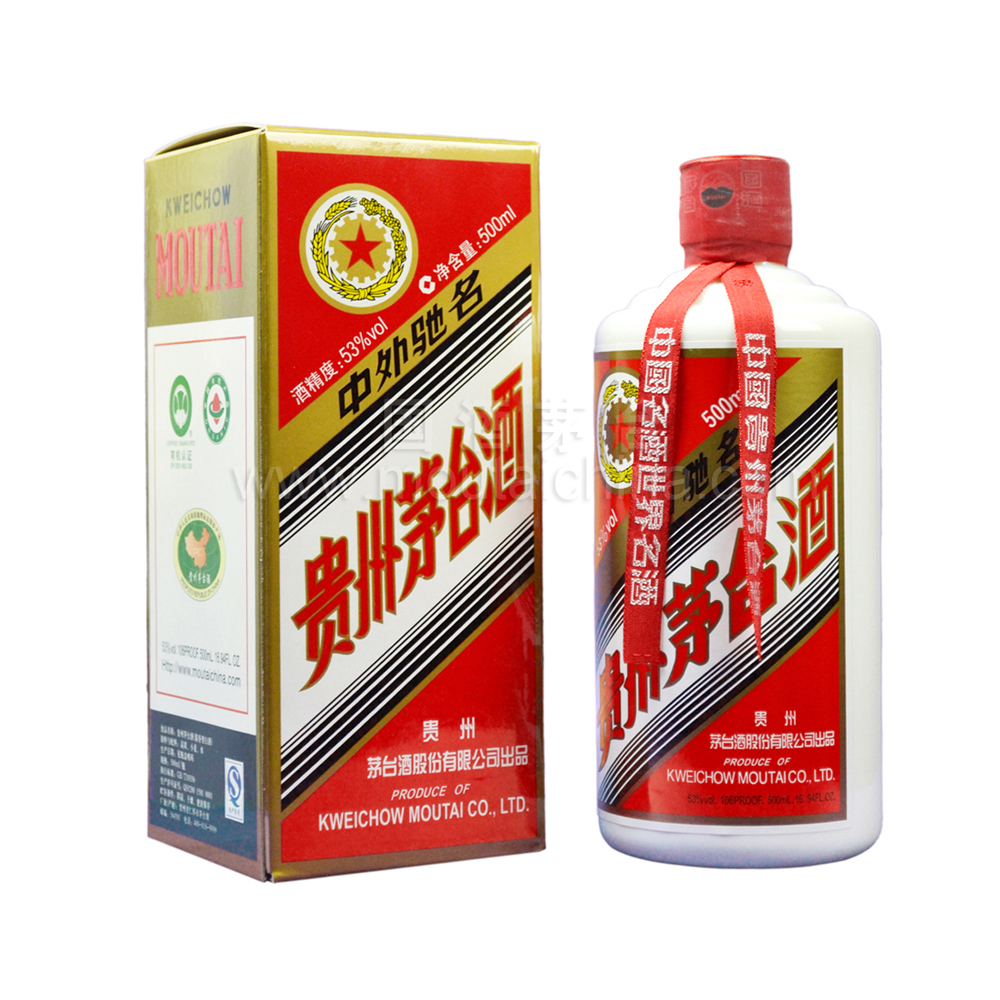 茅台飞天酱香型白酒53VOL500ML